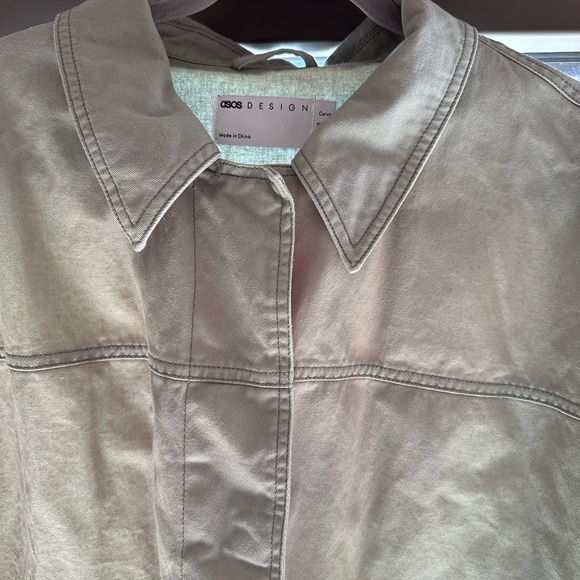 Olive Green Jacket Osos Design Size 18 - Picture 6 of 7